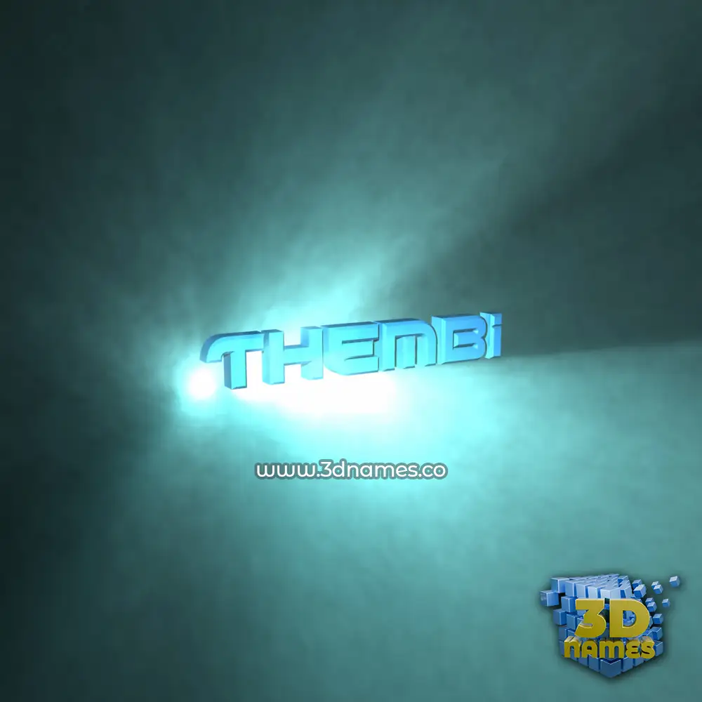 thembi in Light Shine style - 3D name wallpaper