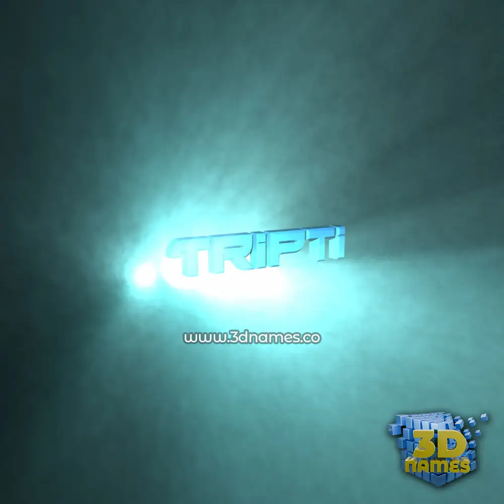 tripti in Light Shine style - 3D name wallpaper