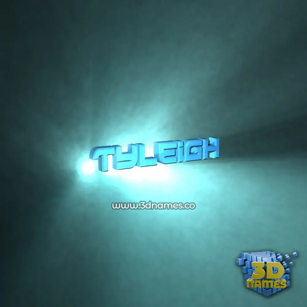 tyleigh in Light Shine style - 3D name wallpaper