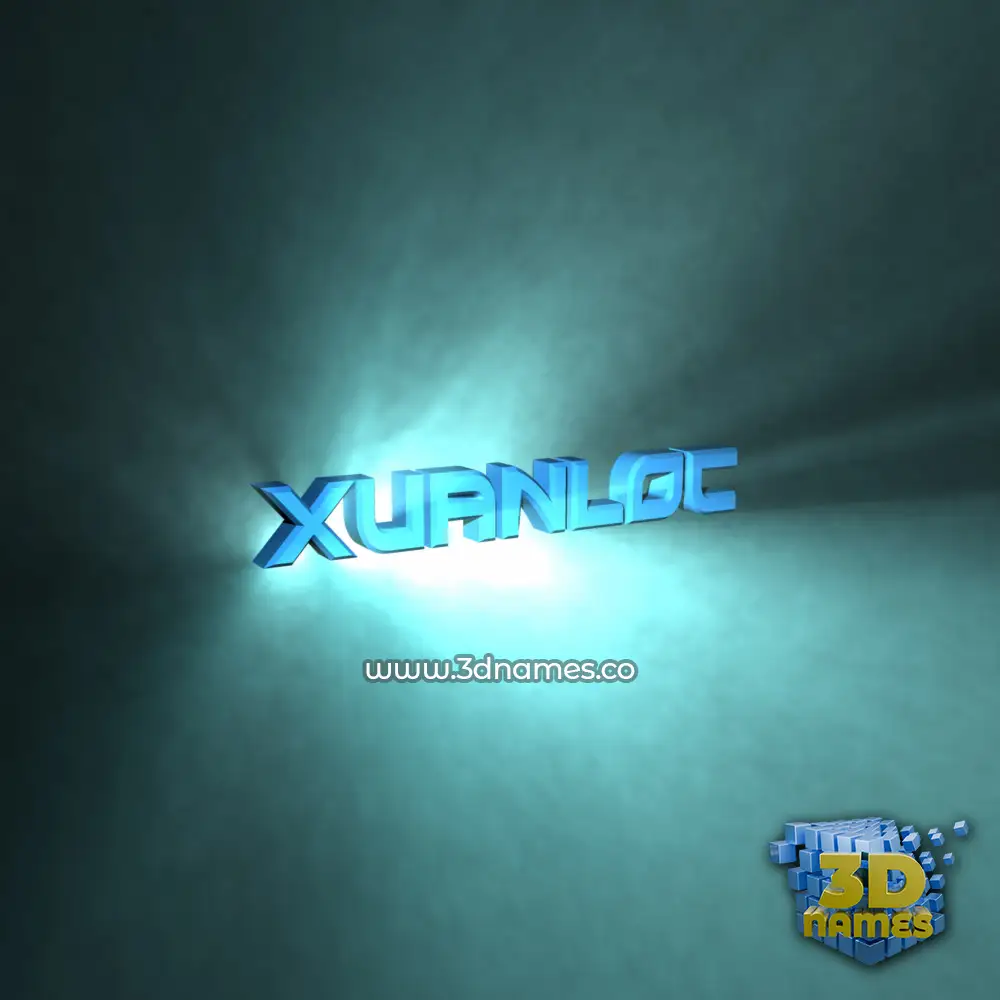 xuanloc in Light Shine style - 3D name wallpaper