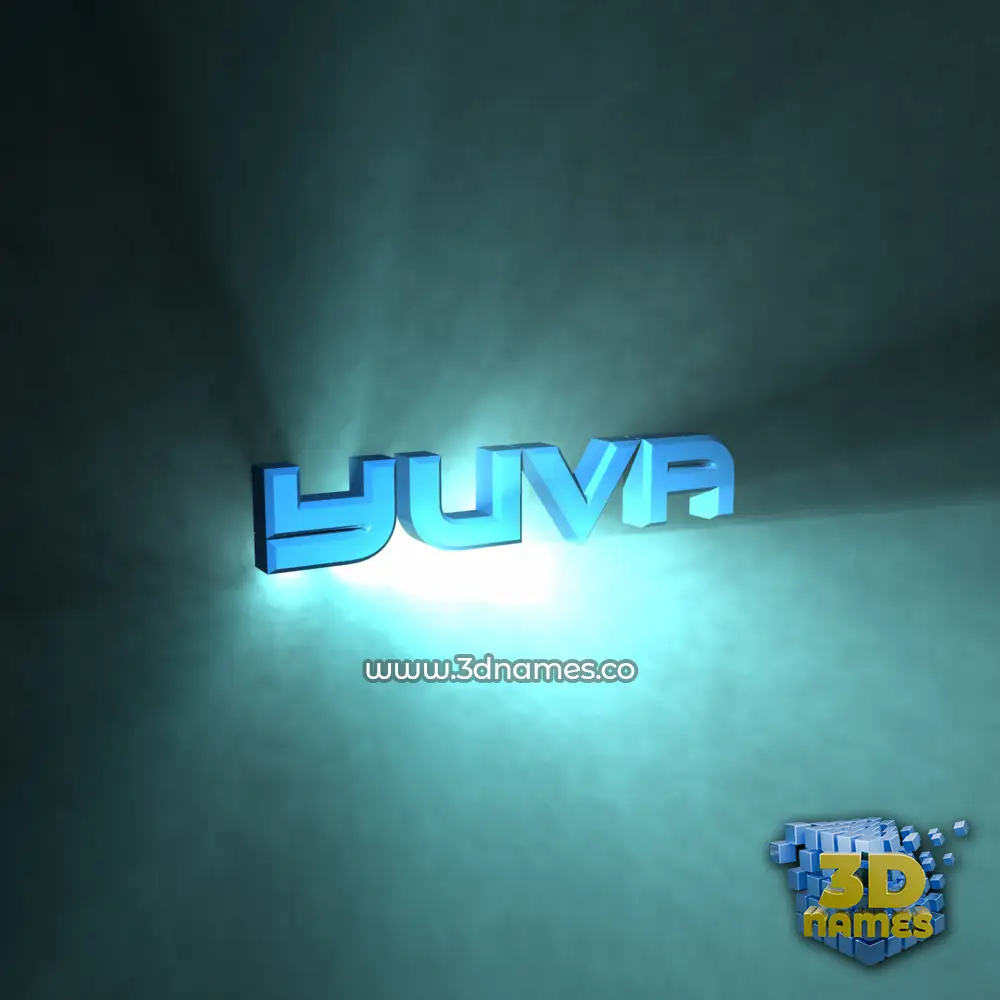 yuva in Light Shine style - 3D name wallpaper