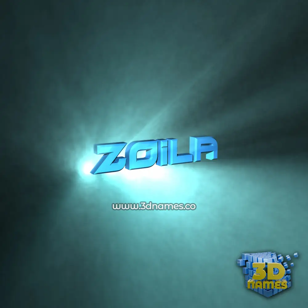 zoila in Light Shine style - 3D name wallpaper