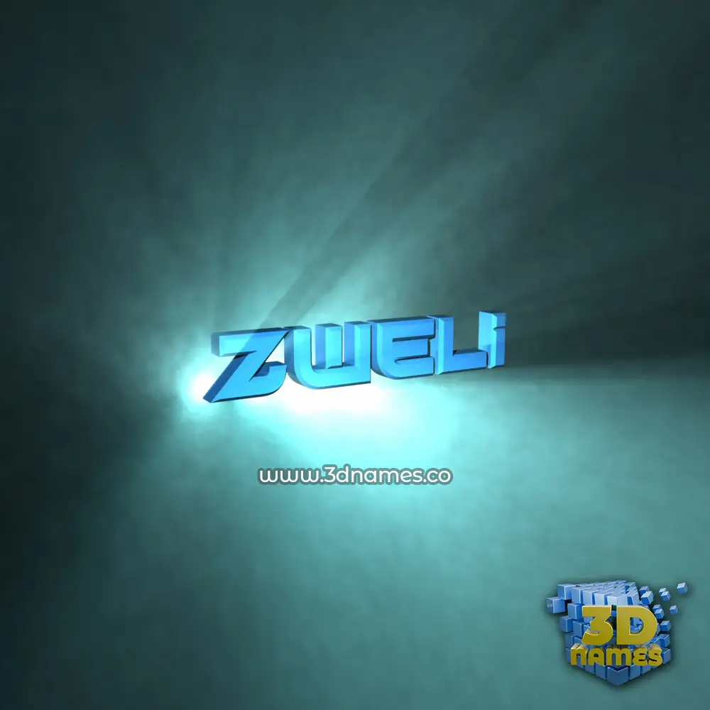 zweli in Light Shine style - 3D name wallpaper