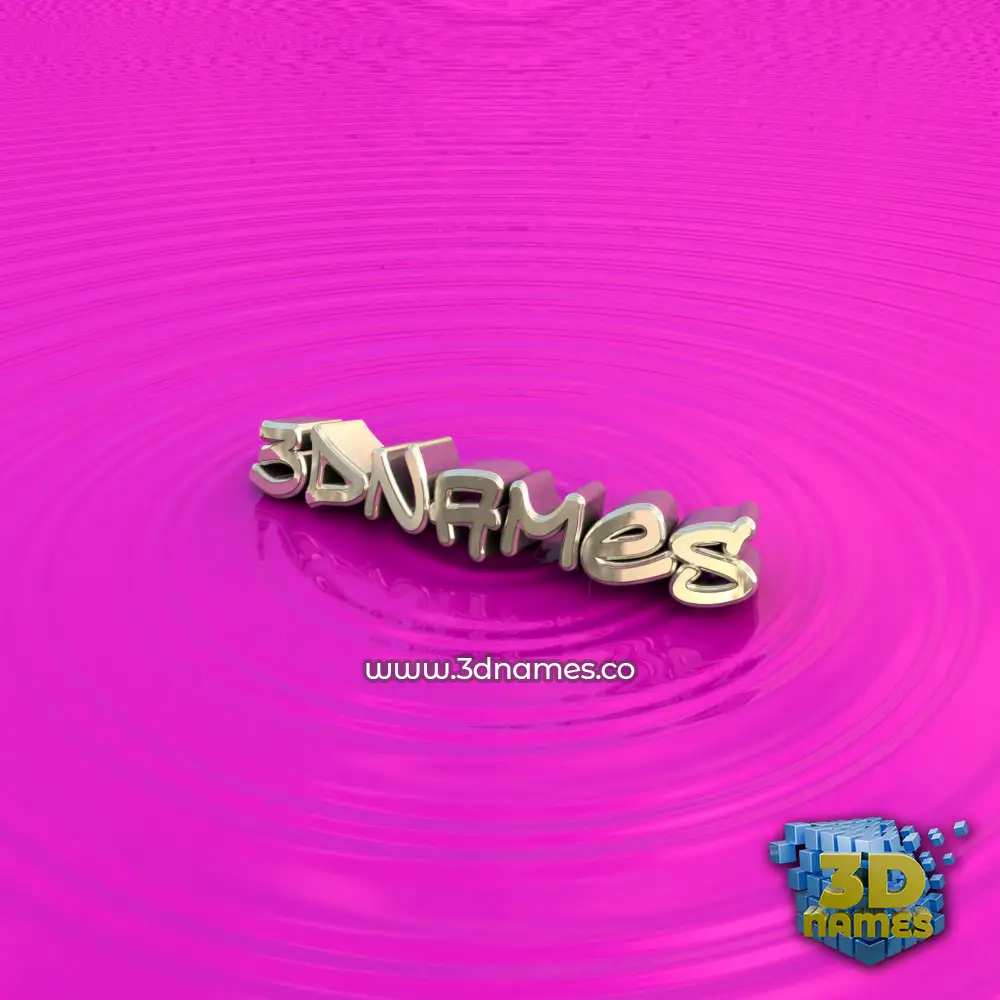 3d names in Pink Graffiti style - 3D name wallpaper
