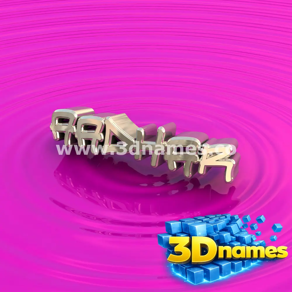 aadhar in Pink Graffiti style - 3D name wallpaper