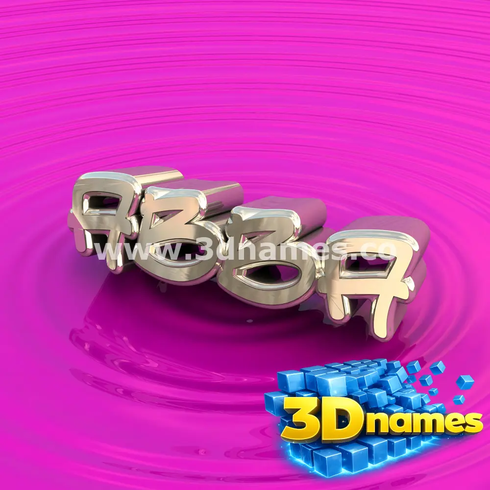 abba in Pink Graffiti style - 3D name wallpaper