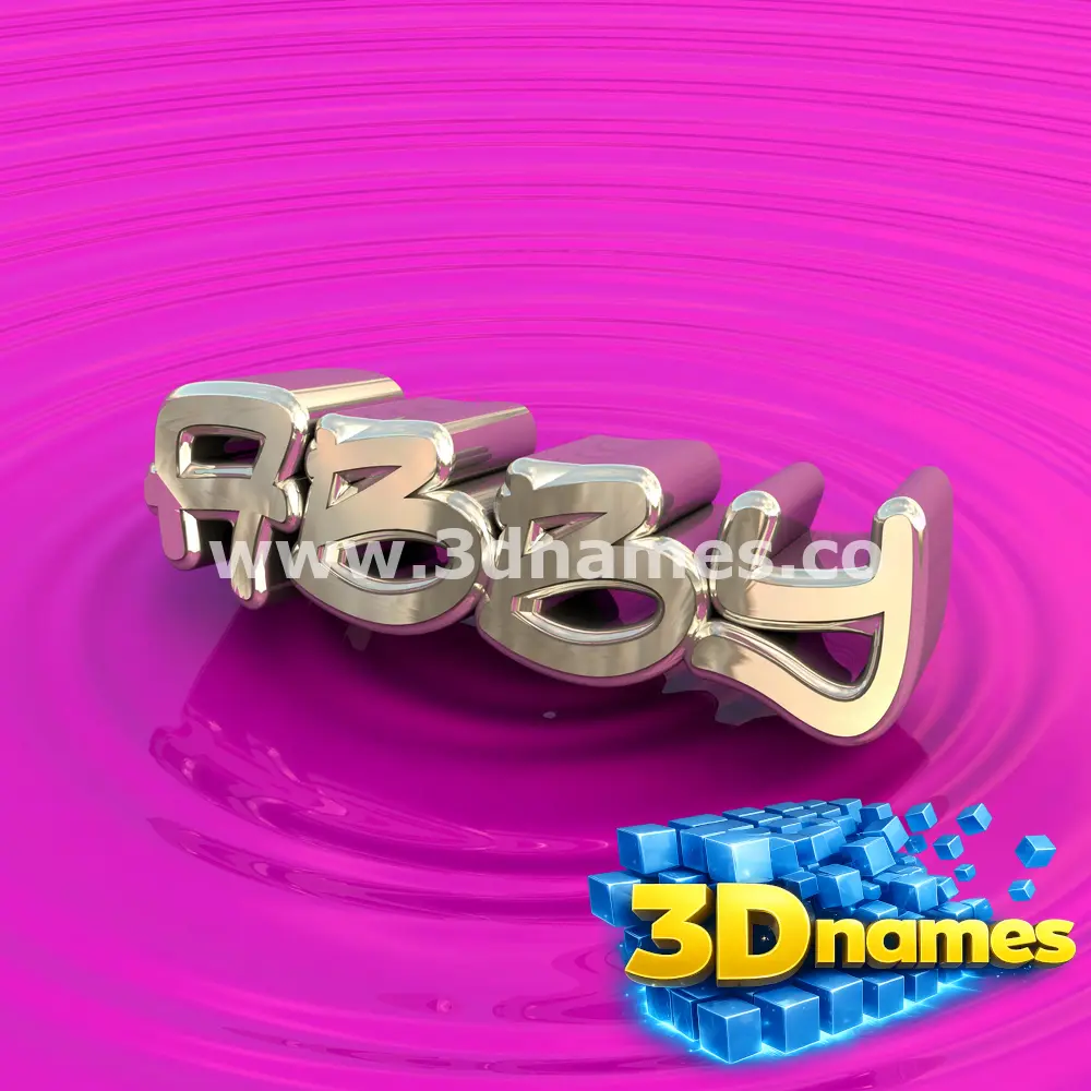 abby in Pink Graffiti style - 3D name wallpaper