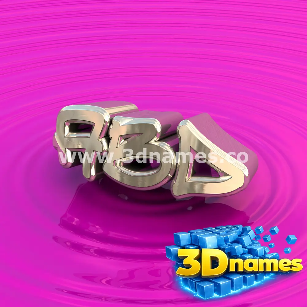 abd in Pink Graffiti style - 3D name wallpaper