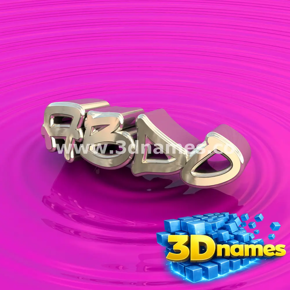 abdo in Pink Graffiti style - 3D name wallpaper