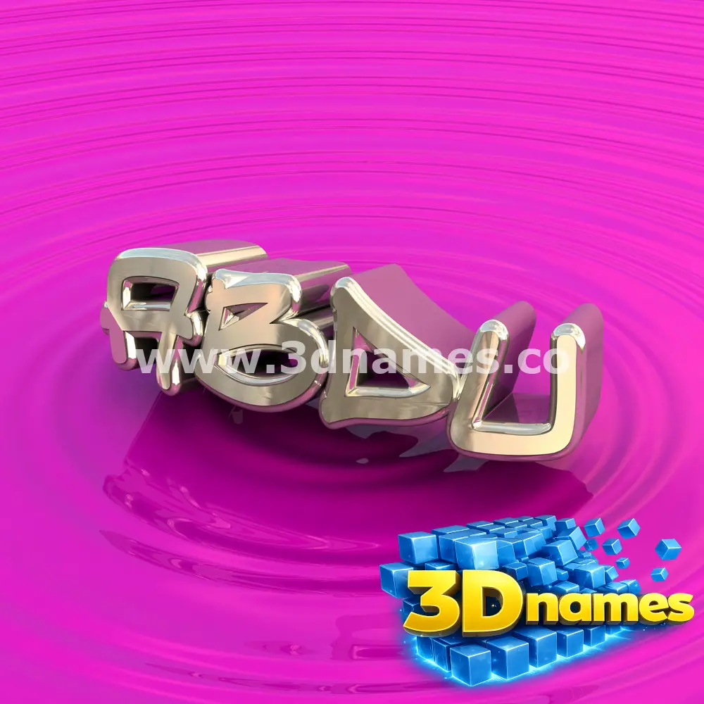 abdu in Pink Graffiti style - 3D name wallpaper