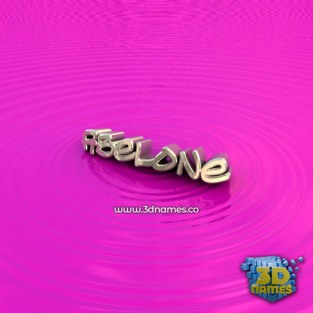 abelone in Pink Graffiti style - 3D name wallpaper