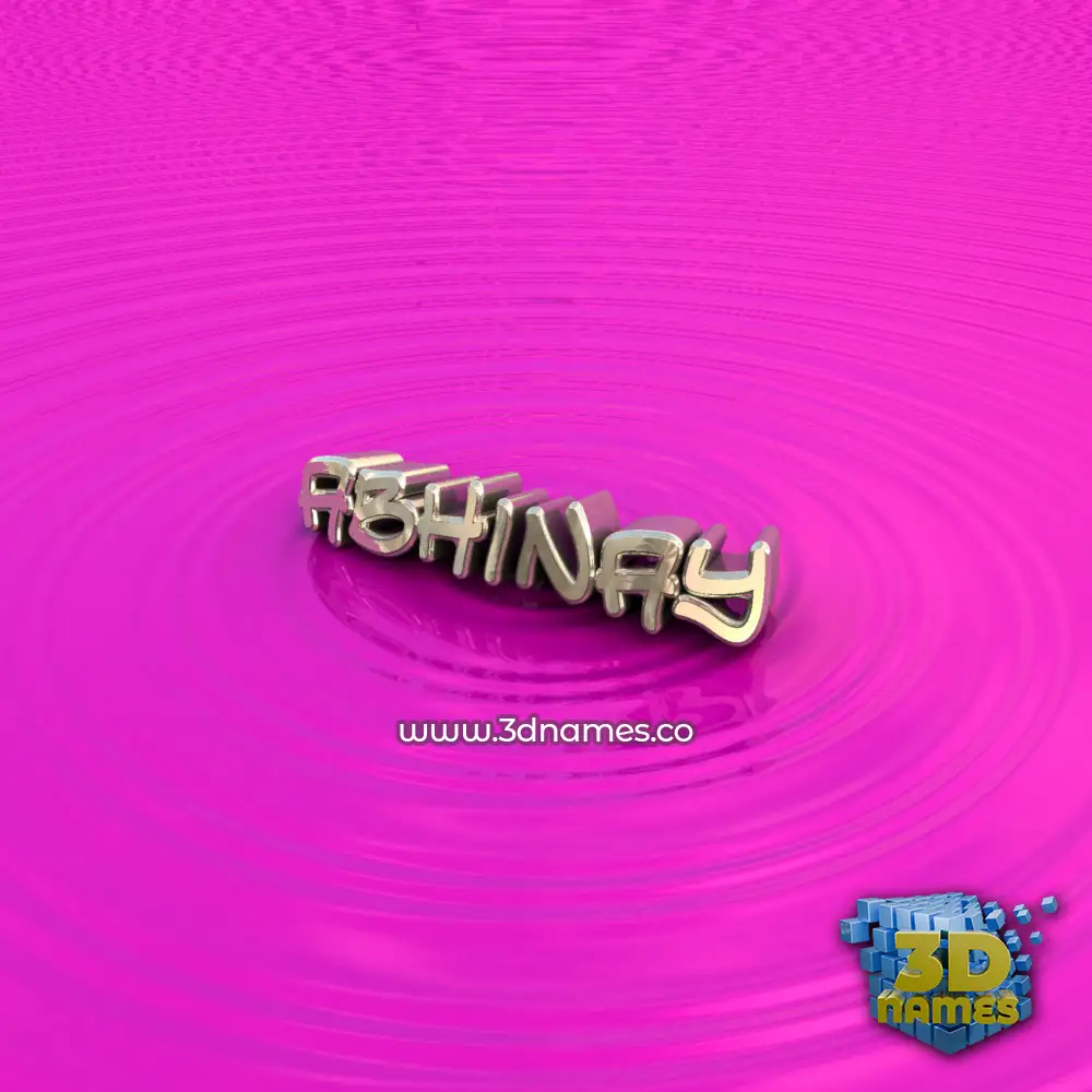abhinay in Pink Graffiti style - 3D name wallpaper