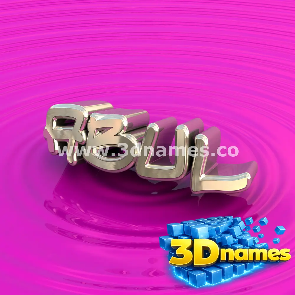 abul in Pink Graffiti style - 3D name wallpaper