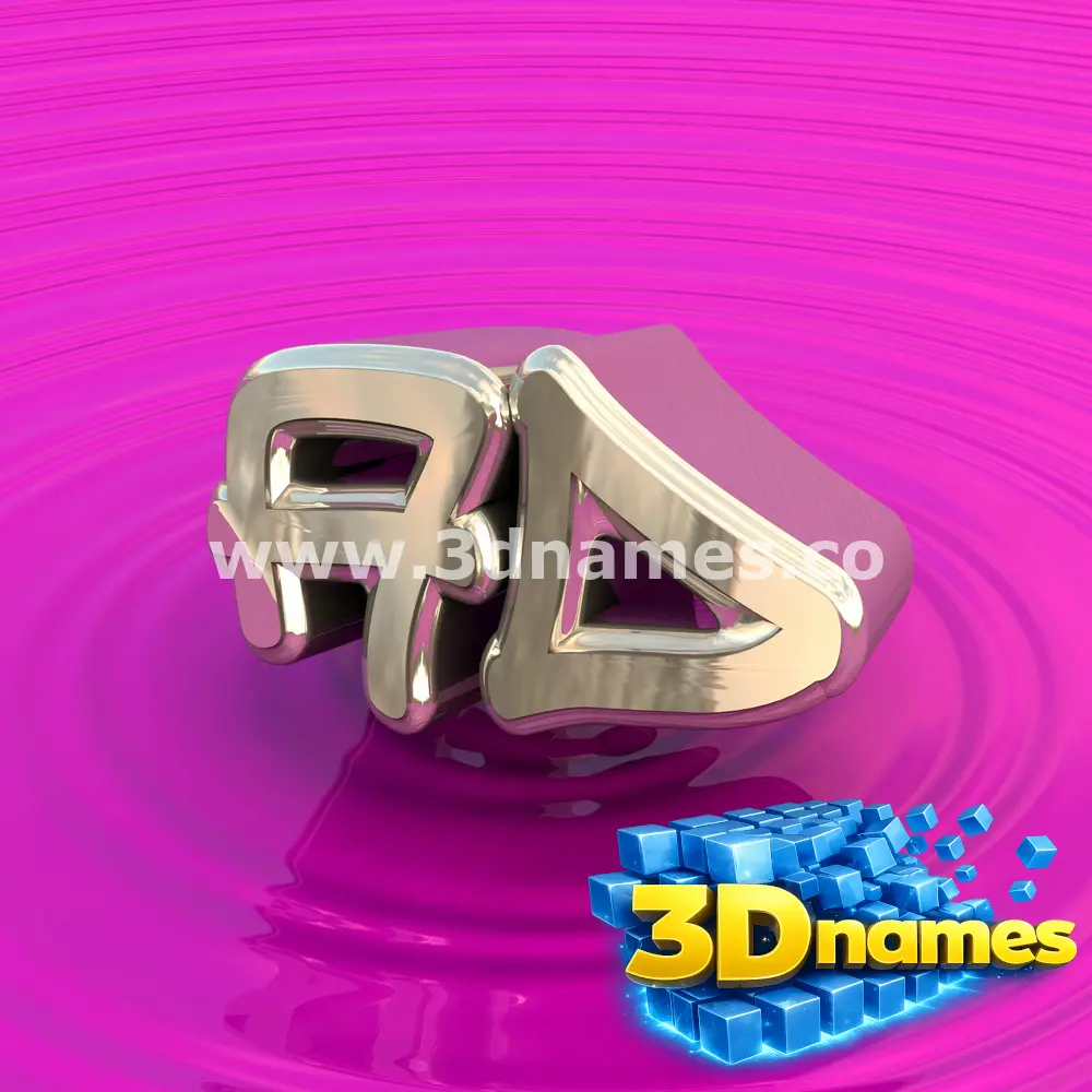 ad in Pink Graffiti style - 3D name wallpaper