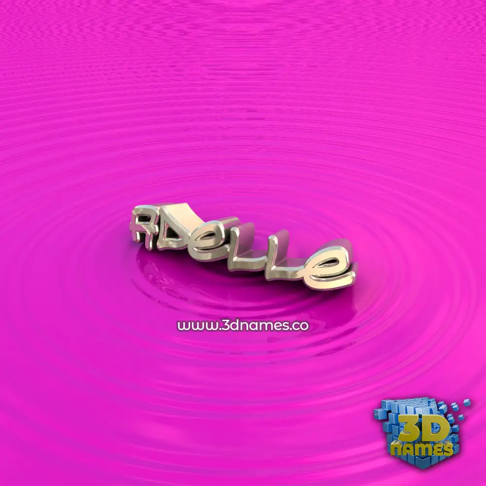 adelle in Pink Graffiti style - 3D name wallpaper