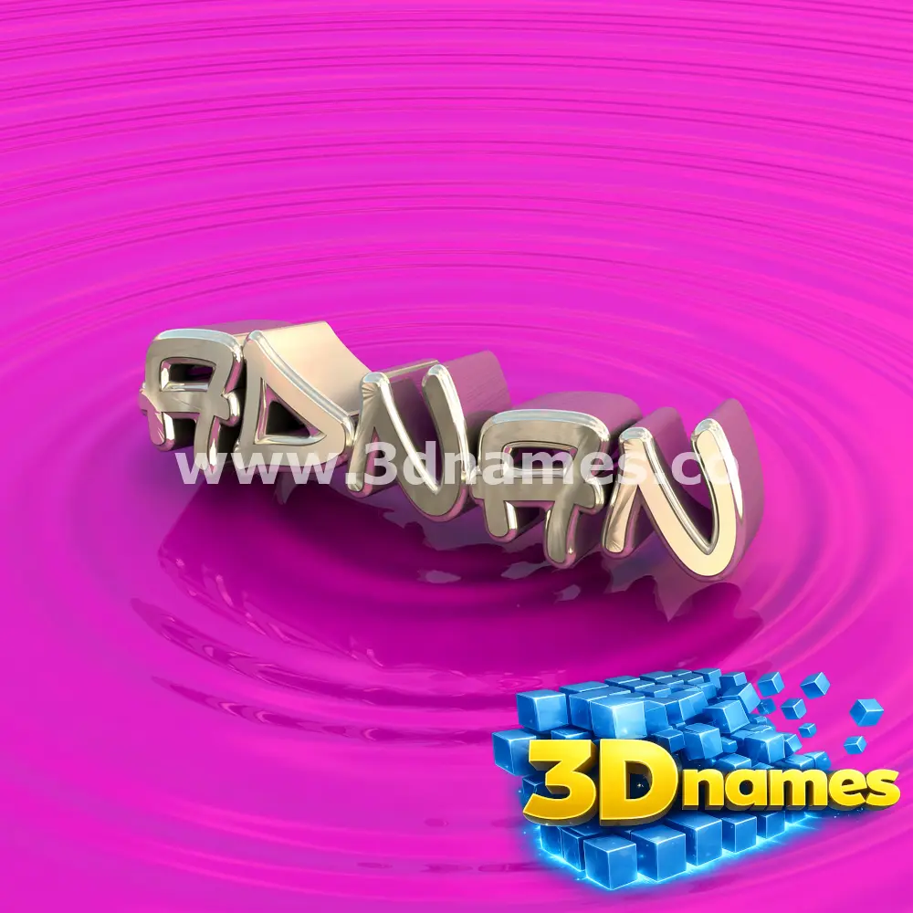 adnan in Pink Graffiti style - 3D name wallpaper