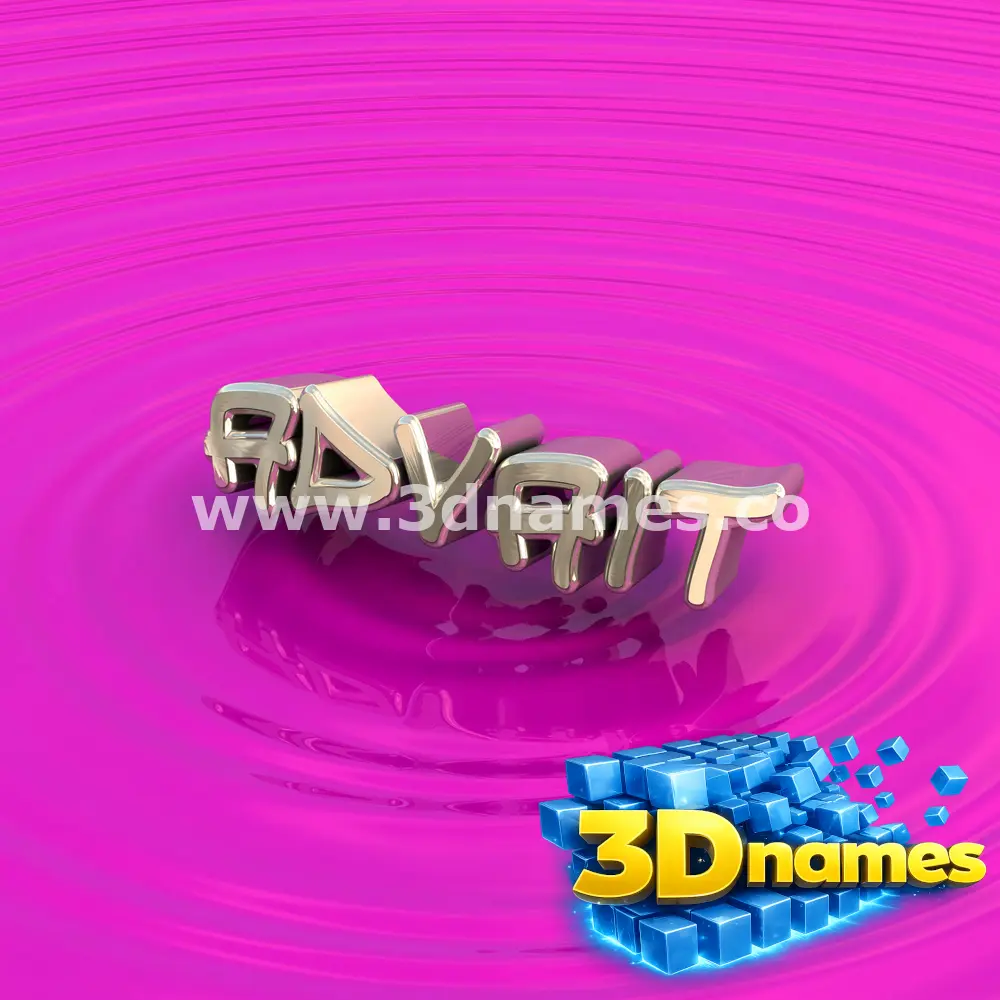 advait in Pink Graffiti style - 3D name wallpaper