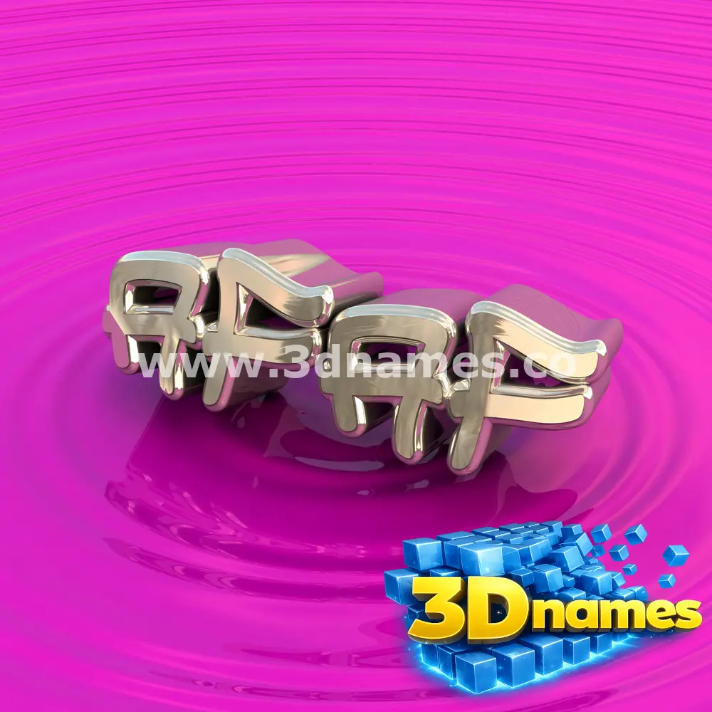 afaf in Pink Graffiti style - 3D name wallpaper