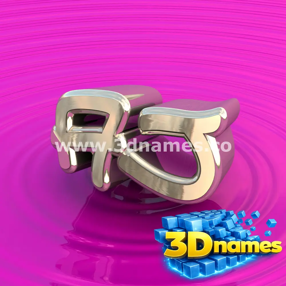aj in Pink Graffiti style - 3D name wallpaper