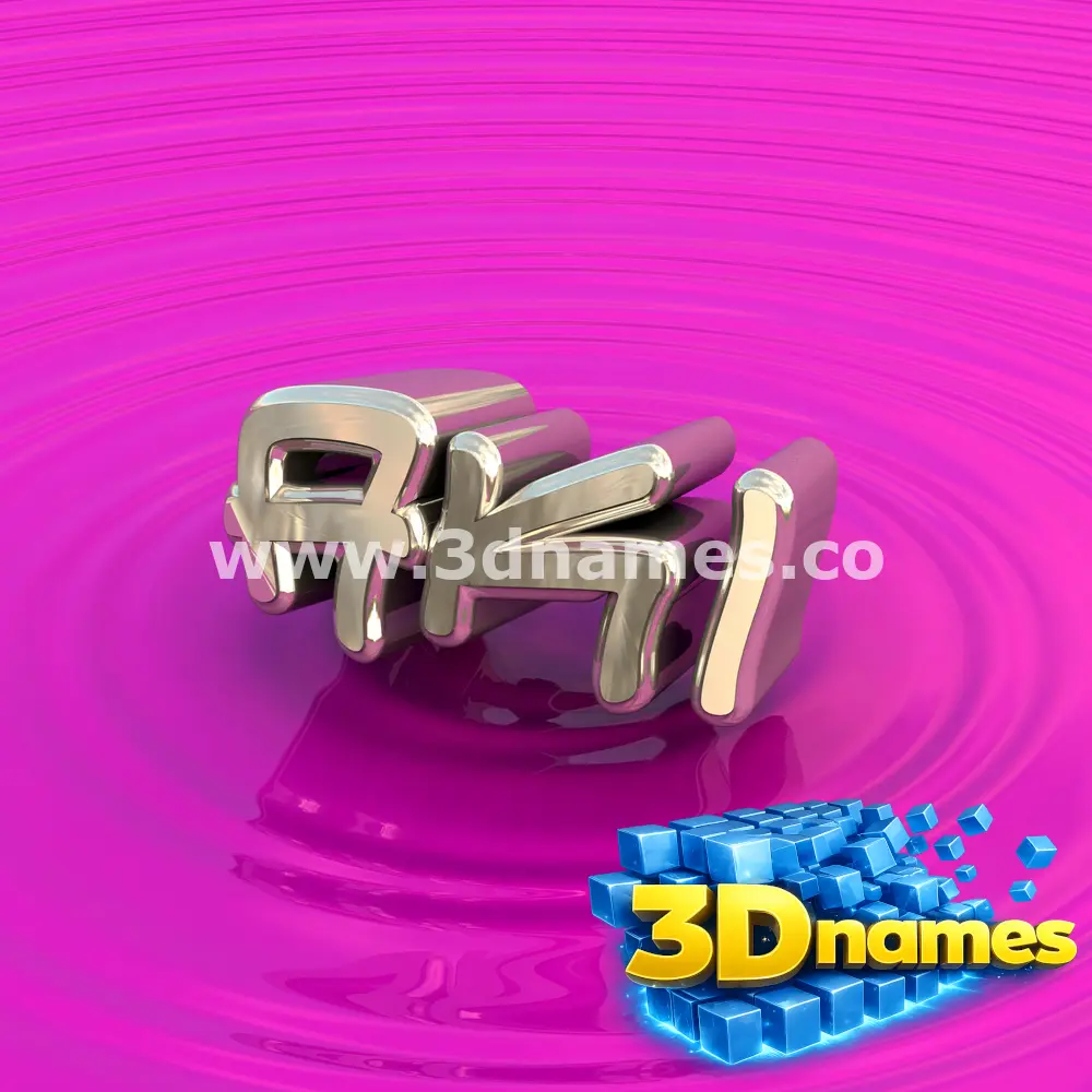 aki in Pink Graffiti style - 3D name wallpaper