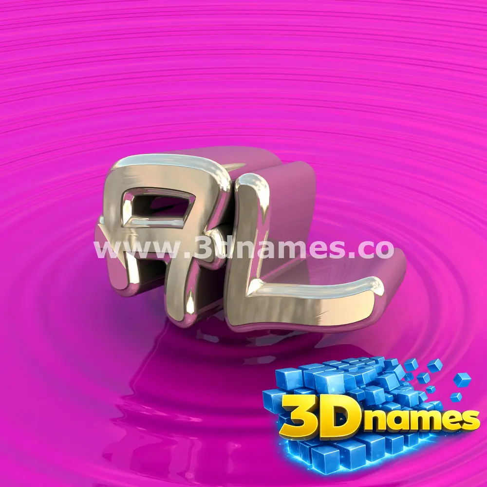 al in Pink Graffiti style - 3D name wallpaper