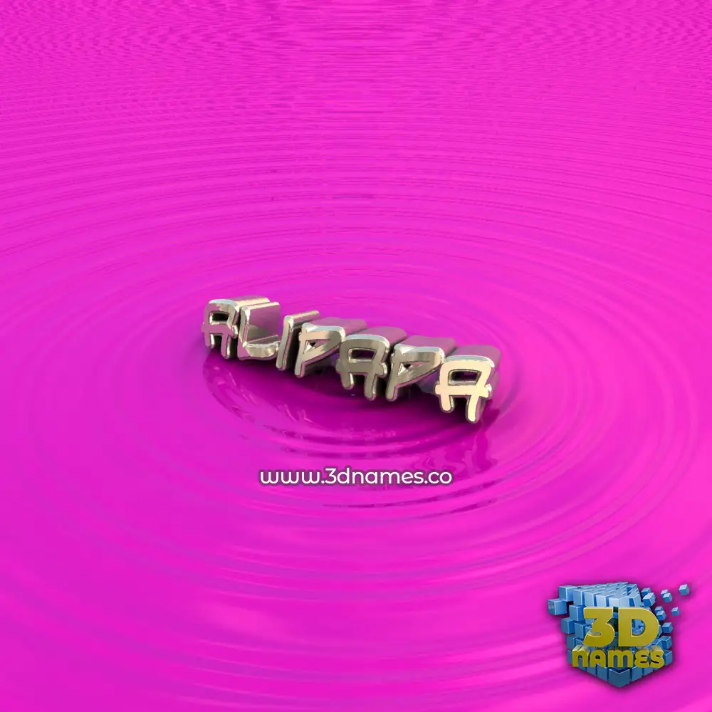 alipapa in Pink Graffiti style - 3D name wallpaper