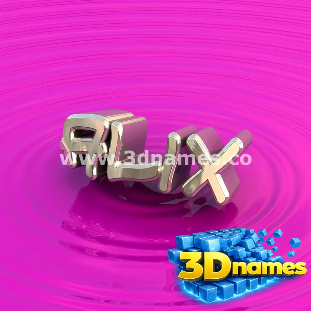 alix in Pink Graffiti style - 3D name wallpaper