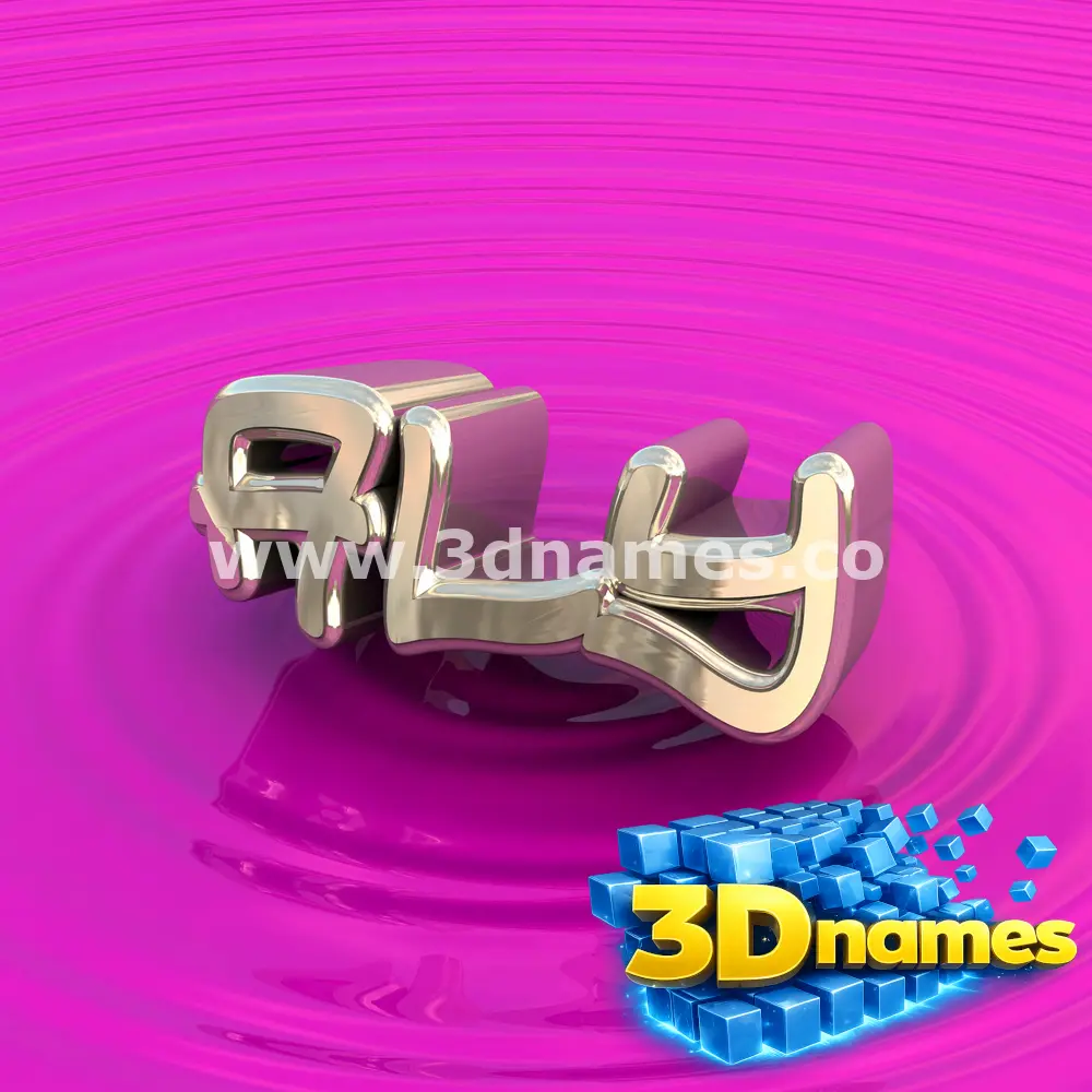 aly in Pink Graffiti style - 3D name wallpaper