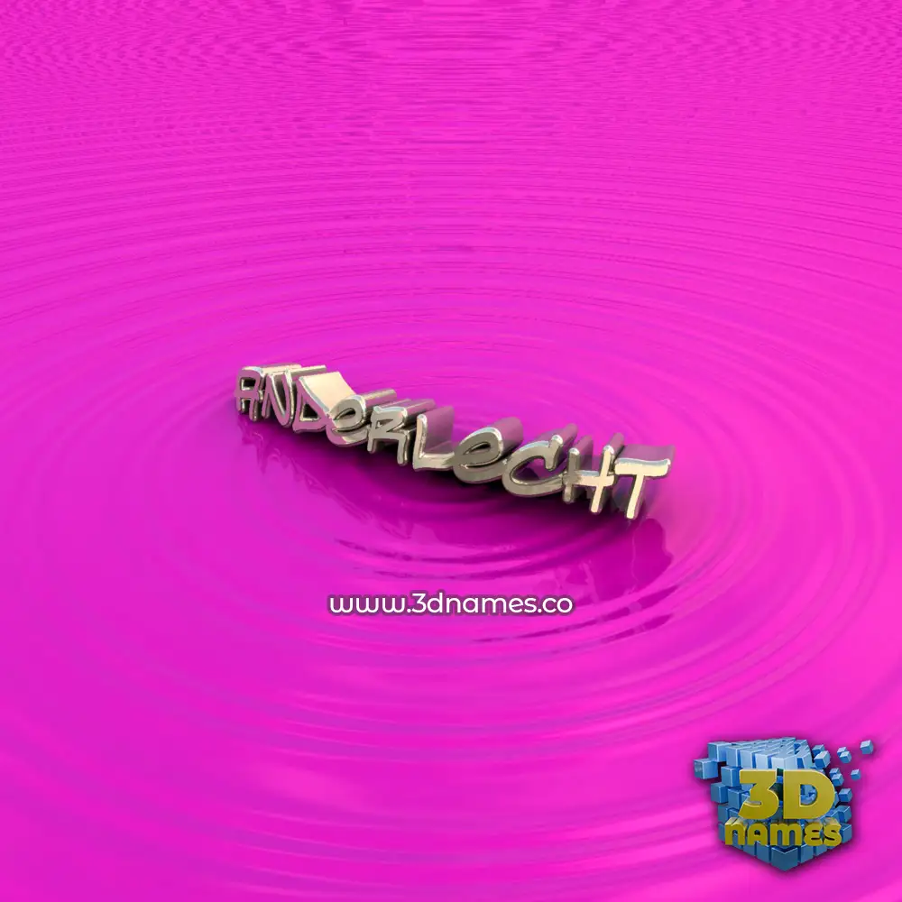 anderlecht in Pink Graffiti style - 3D name wallpaper