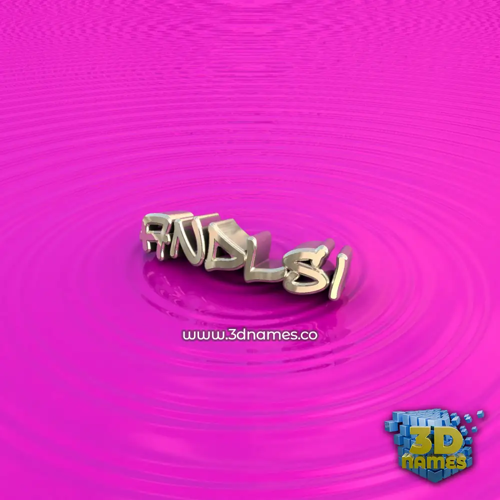 andlsi in Pink Graffiti style - 3D name wallpaper