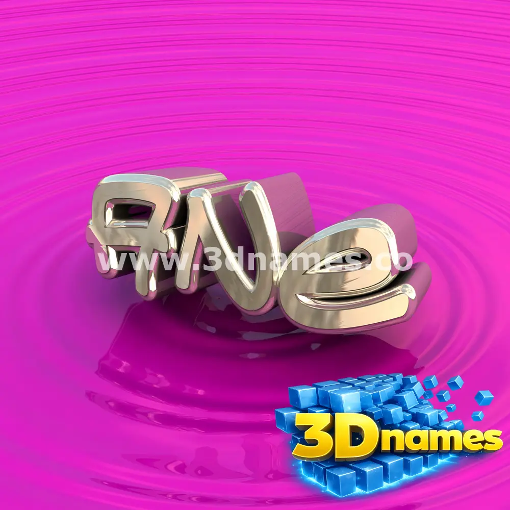 ane in Pink Graffiti style - 3D name wallpaper