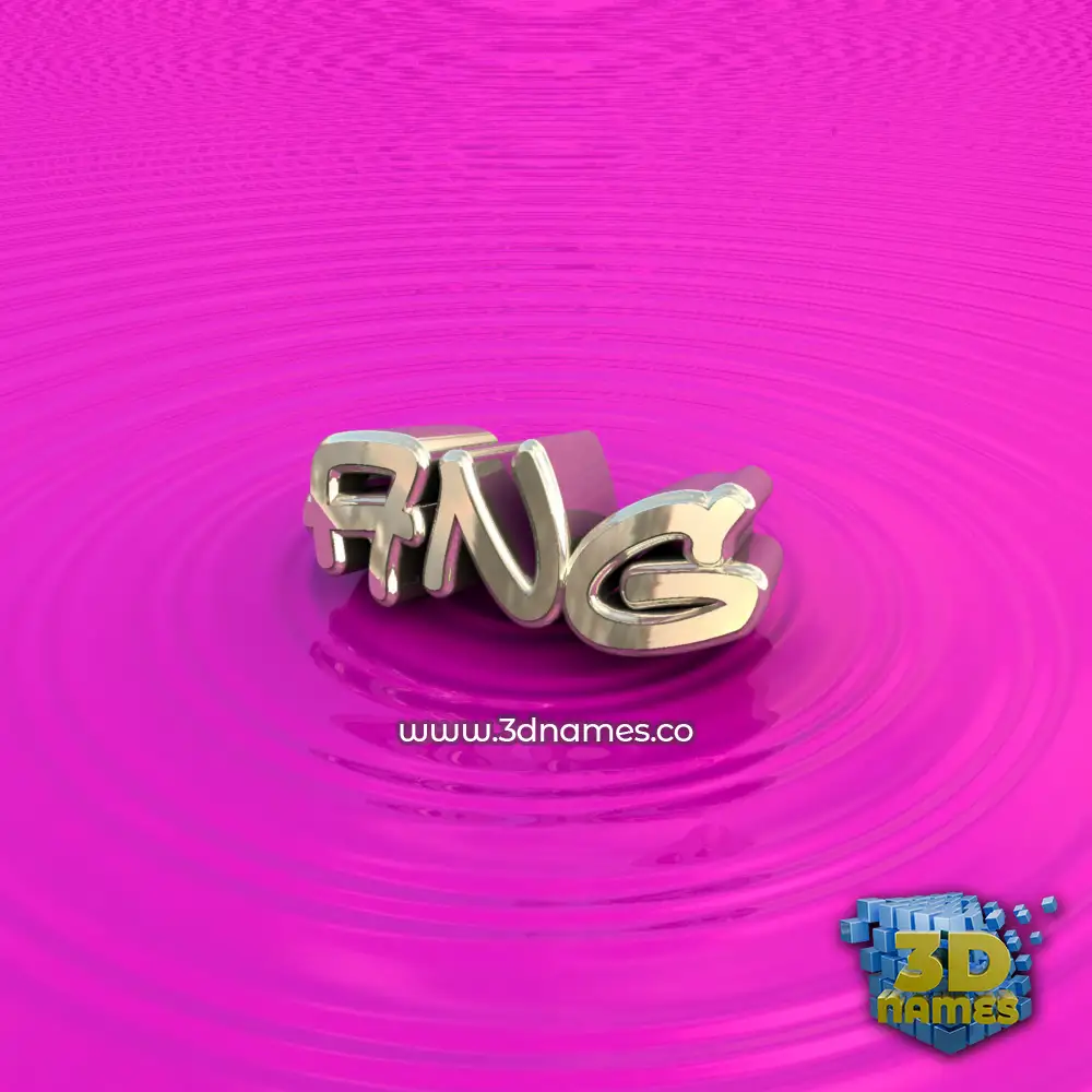 ang in Pink Graffiti style - 3D name wallpaper