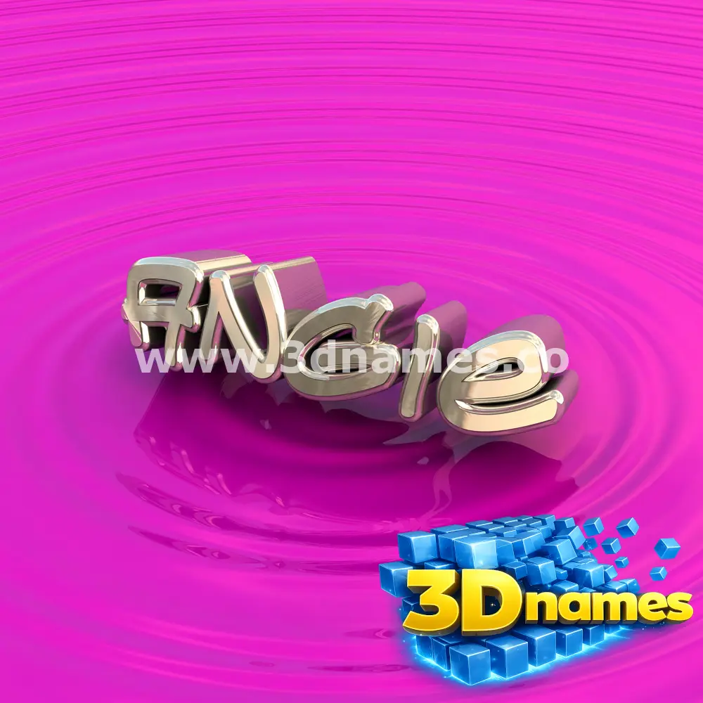 angie in Pink Graffiti style - 3D name wallpaper