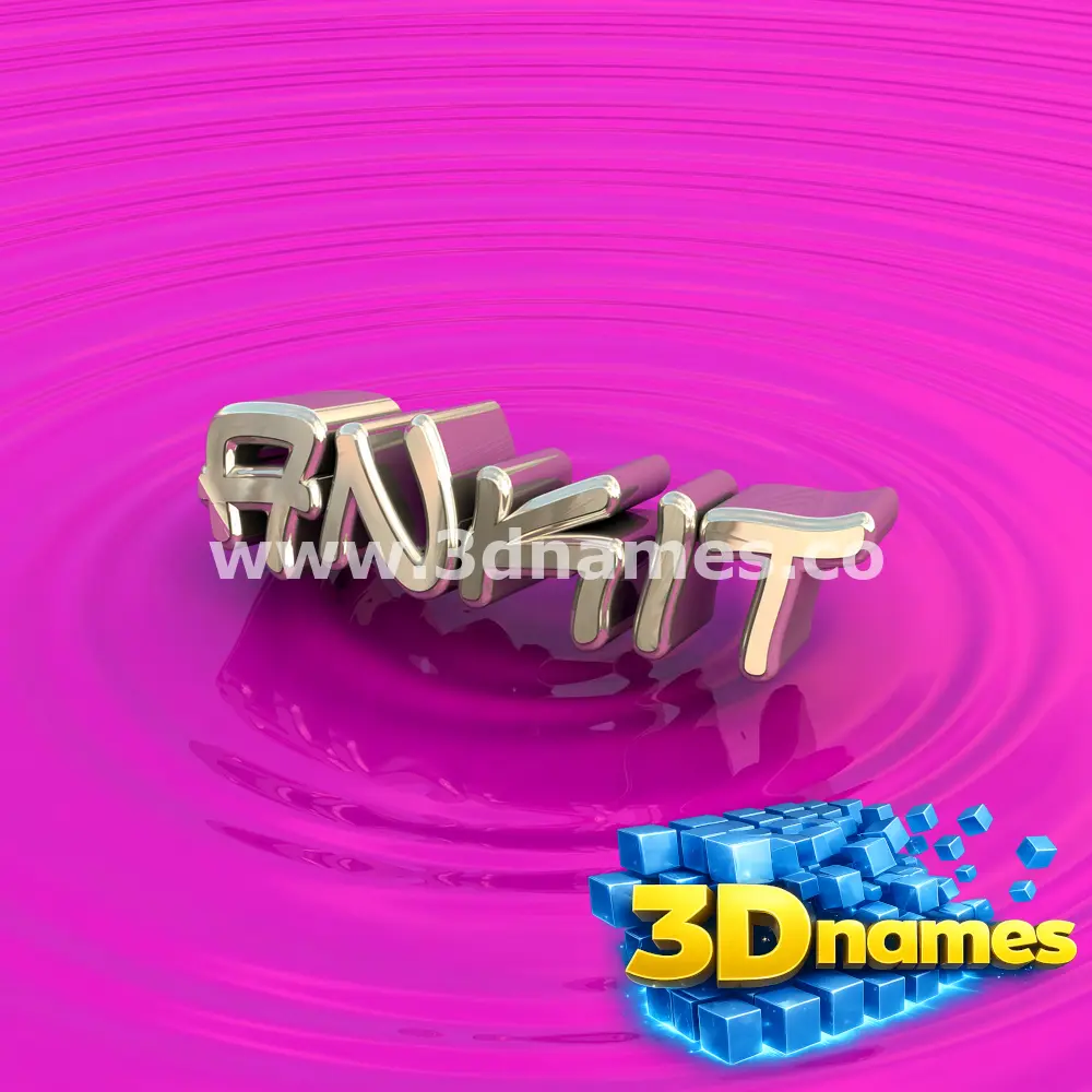 ankit in Pink Graffiti style - 3D name wallpaper