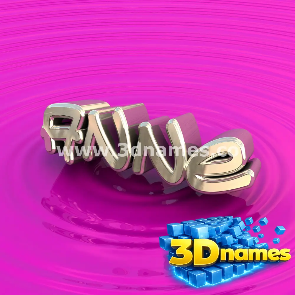 anne in Pink Graffiti style - 3D name wallpaper