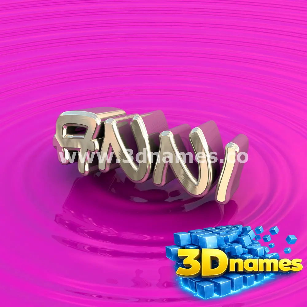 anni in Pink Graffiti style - 3D name wallpaper