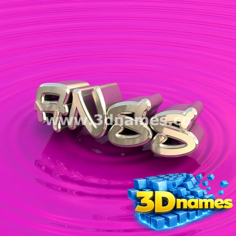 anss in Pink Graffiti style - 3D name wallpaper