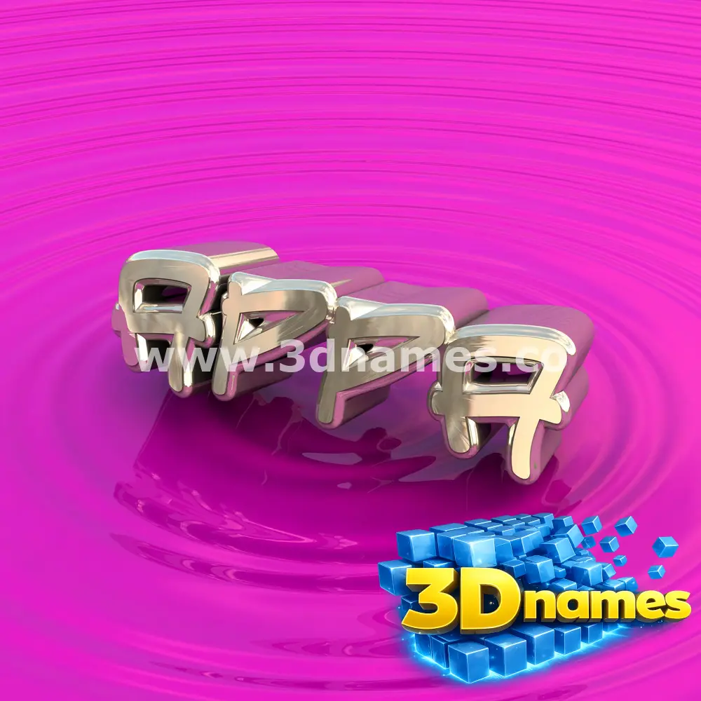 appa in Pink Graffiti style - 3D name wallpaper