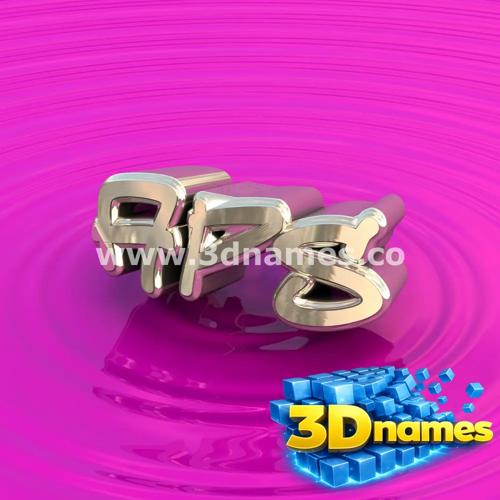 aps in Pink Graffiti style - 3D name wallpaper