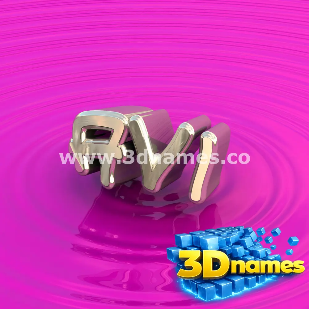 avi in Pink Graffiti style - 3D name wallpaper