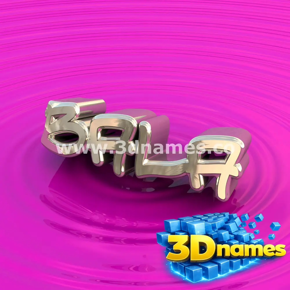 bala in Pink Graffiti style - 3D name wallpaper