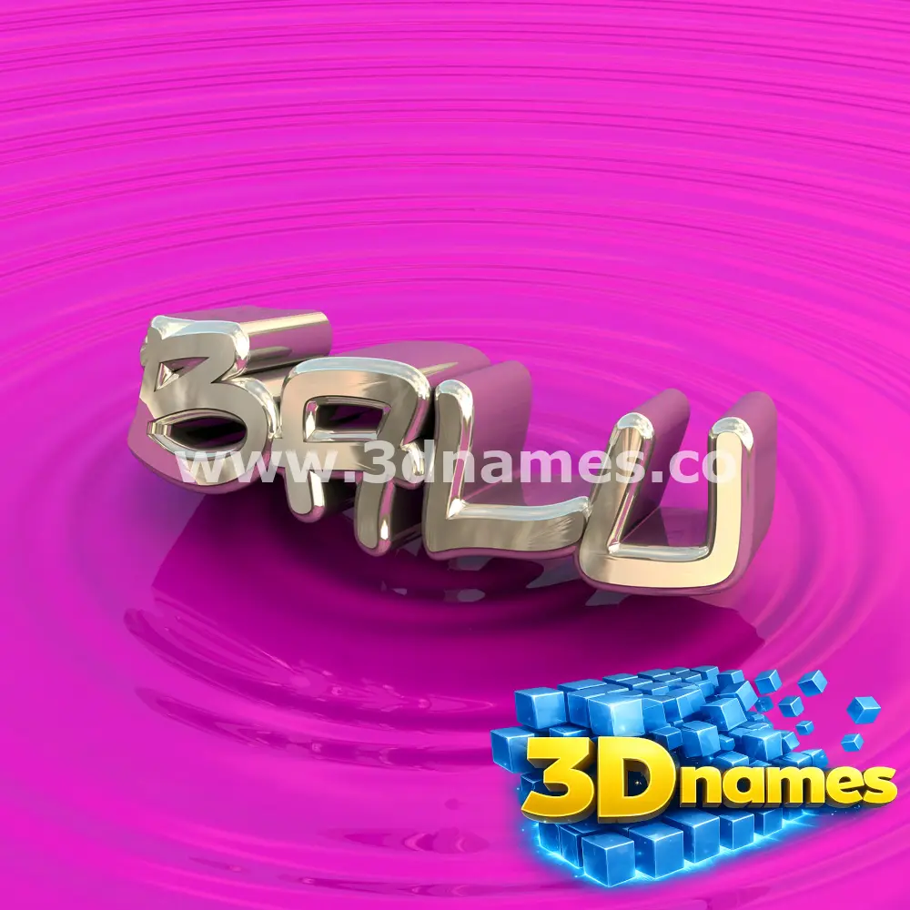 balu in Pink Graffiti style - 3D name wallpaper