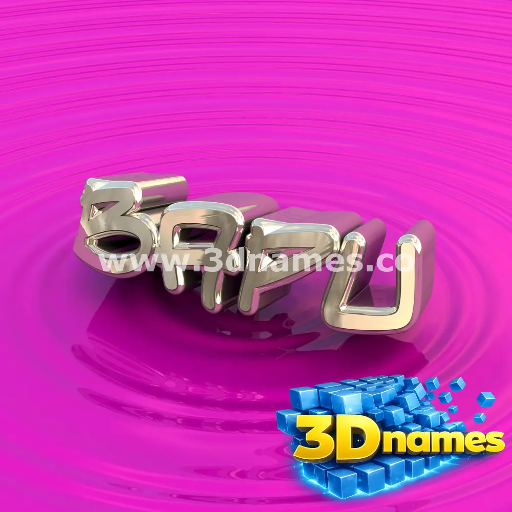 bapu in Pink Graffiti style - 3D name wallpaper
