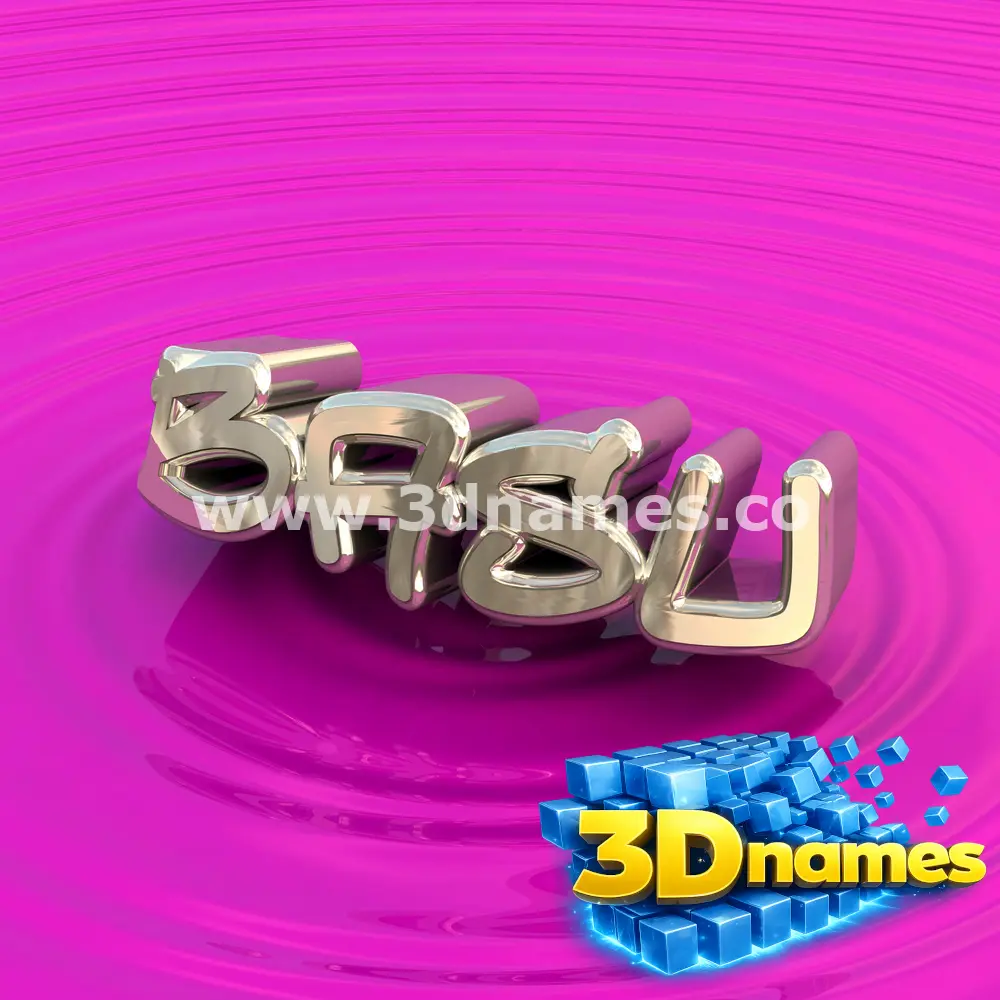 basu in Pink Graffiti style - 3D name wallpaper