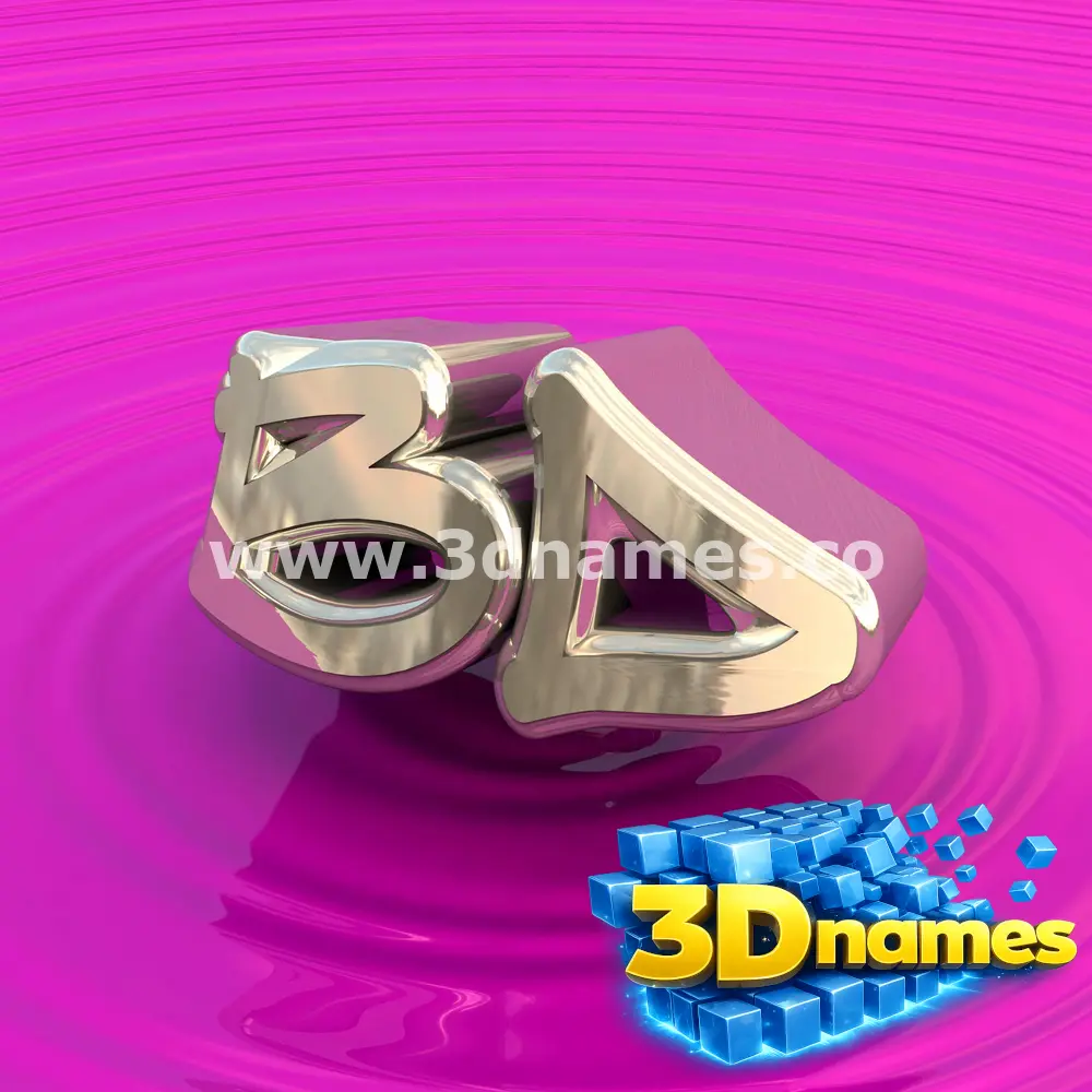 bd in Pink Graffiti style - 3D name wallpaper