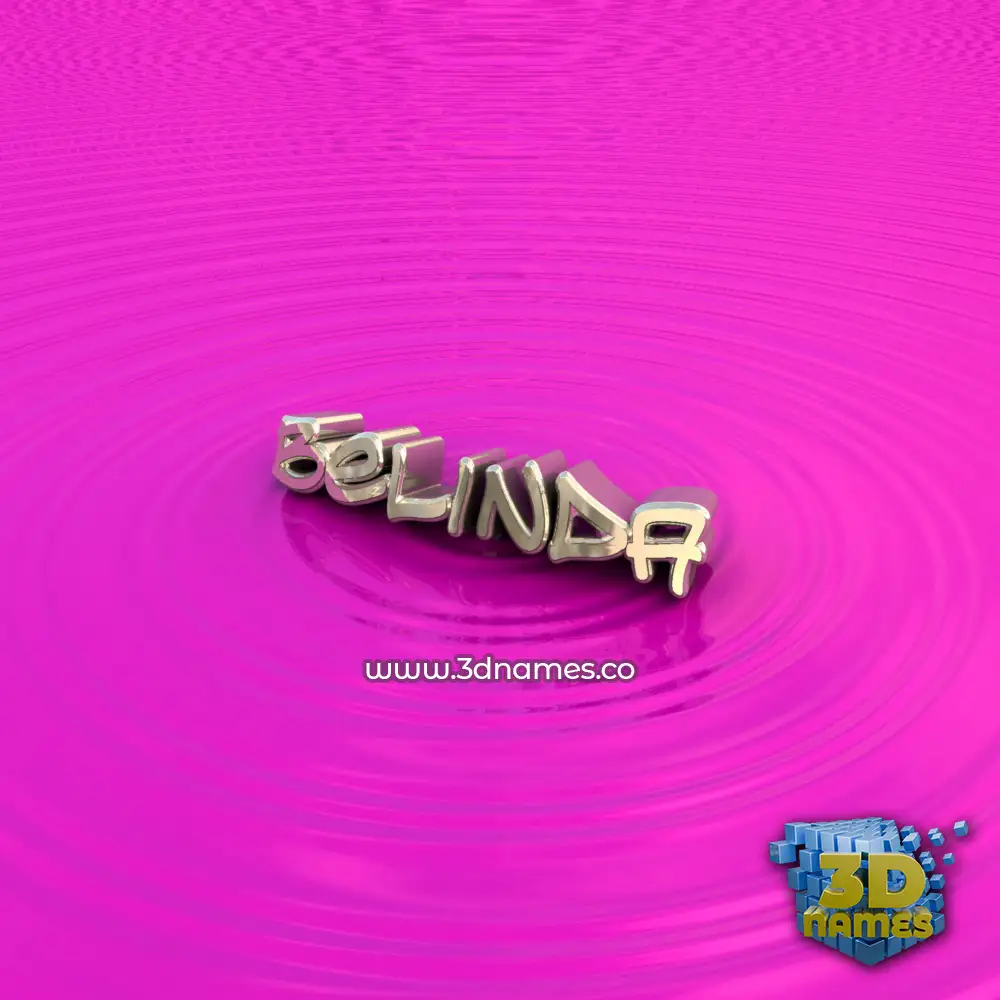 belinda in Pink Graffiti style - 3D name wallpaper