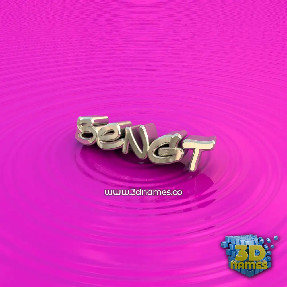 bengt in Pink Graffiti style - 3D name wallpaper