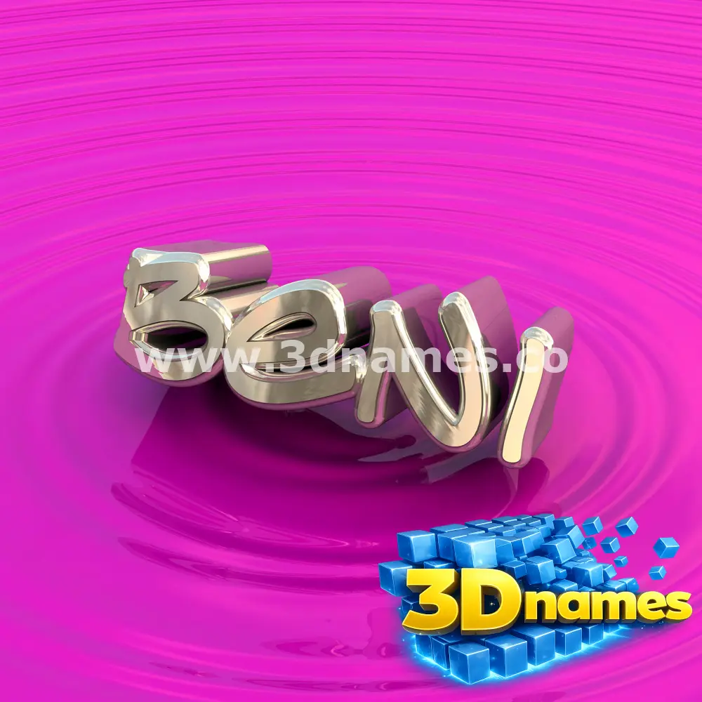 beni in Pink Graffiti style - 3D name wallpaper