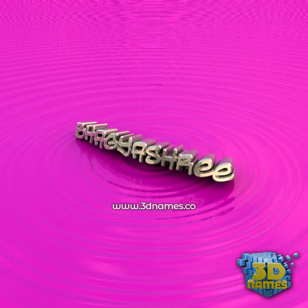 bhagyashree in Pink Graffiti style - 3D name wallpaper