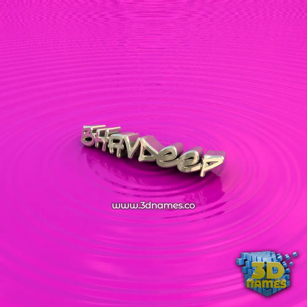 bhavdeep in Pink Graffiti style - 3D name wallpaper